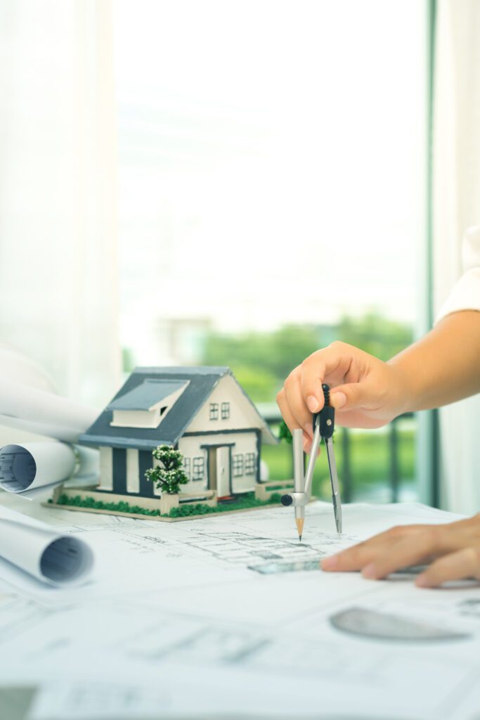 Workers operating machinery on a construction site