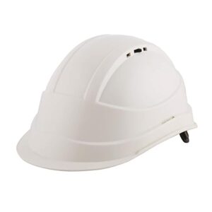 Industrial head protection helmet by BLACK+DECKER in white